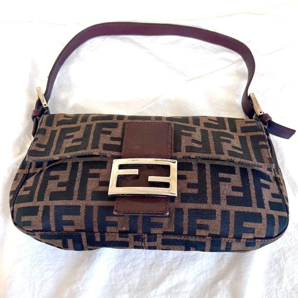 FENDI Zucca Baguette (Vintage: circa 1990's)